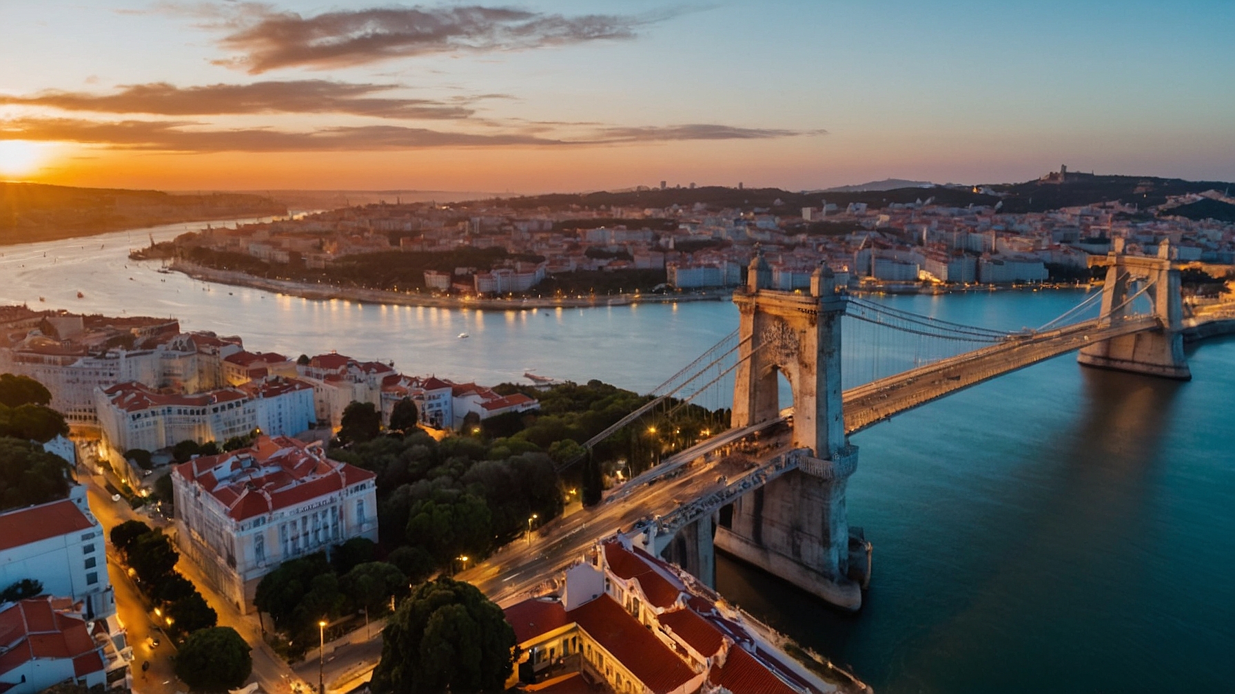Maravilhe-se com a vista de Lisboa, seu destino para 2024, com passagens baratas para Lisboa ao alcance.